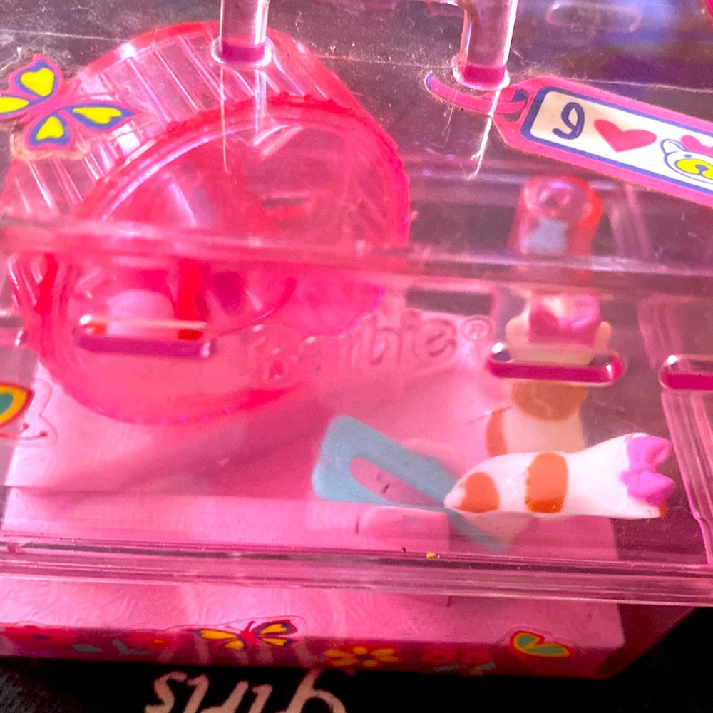 VINTAGE BARBIE HAMSTER CAGE WIND-UP